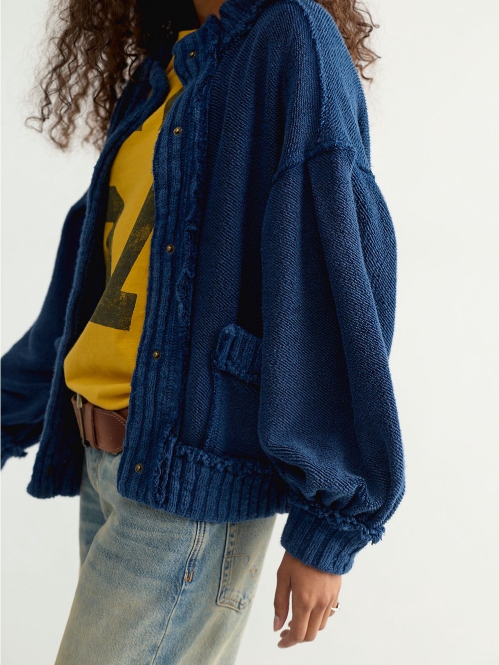 We The Free cute in this cardi insignia blue